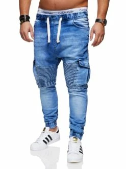 Brandneu 🔥 Hosen Behype Cargo-Jogger - MPDENVER In Hellblau Günstig Kaufen 🔔