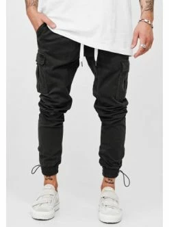 Am billigsten 💯 Hosen Behype Cargohose YONAH In Dunkelgrau Günstig Kaufen 👏 -Behype Verkäufe behype cargohose yonah in dunkelgrau 1