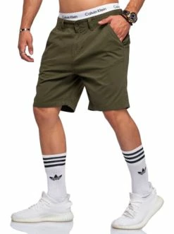Bester Verkauf 🧨 Hosen Behype Chino-Shorts ALAN In Khaki Günstig Kaufen 💯