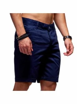 Budget 💯 Hosen Behype Chino-Shorts Smith In Navy Günstig Kaufen 🌟