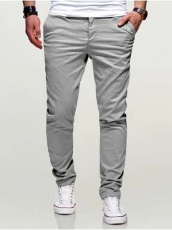 Bestes Angebot 🎁 Hosen Behype Chinohose Heritage In Grau Günstig Kaufen 💯