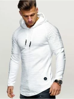 Schlussverkauf 😉 Sweat & Fleece Behype Hoodie B-LEON In Weiß Günstig Kaufen 😍