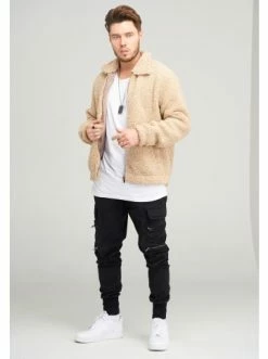 Rabatt 🤩 Sweat & Fleece Behype Jacke Bomber In Beige Günstig Kaufen 🔥 -Behype Verkäufe behype jacke bomber in beige 2