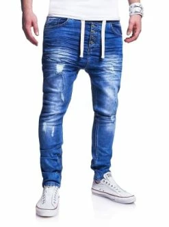 Budget 🌟 Behype 👖 Jeans Mood In Blau Günstig Kaufen 👏 -Behype Verkäufe behype jeans mood in blau 2