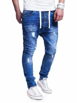 Budget 🌟 Behype 👖 Jeans Mood In Blau Günstig Kaufen 👏 -Behype Verkäufe behype jeans mood in blau 3