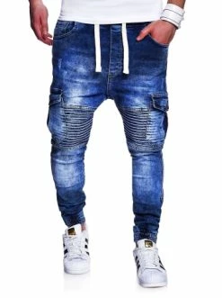 Am billigsten ✔️ Behype 👖 Jeans MORI In Blau Günstig Kaufen ⌛