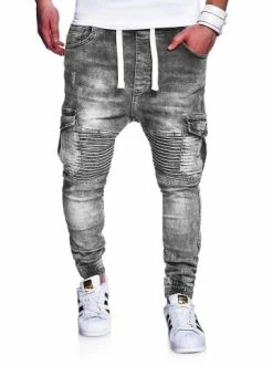 Brandneu 😉 Behype 👖 Jeans MORI In Grau Günstig Kaufen 😀