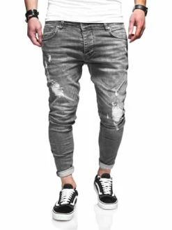 Bestes Angebot 🔔 Behype 👖 Jeans ODIN In Grau Günstig Kaufen 😀 -Behype Verkäufe behype jeans odin in grau 2