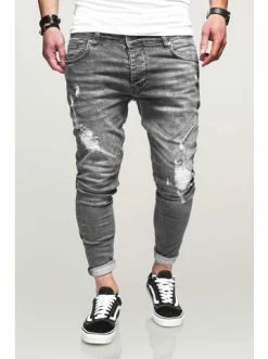 Bestes Angebot 🔔 Behype 👖 Jeans ODIN In Grau Günstig Kaufen 😀