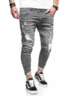 Bestes Angebot 🔔 Behype 👖 Jeans ODIN In Grau Günstig Kaufen 😀 -Behype Verkäufe behype jeans odin in grau 3