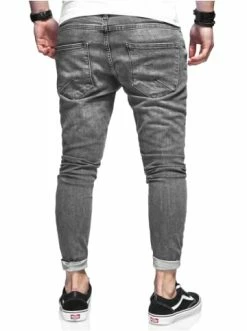 Bestes Angebot 🔔 Behype 👖 Jeans ODIN In Grau Günstig Kaufen 😀 -Behype Verkäufe behype jeans odin in grau 5