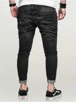 Billig ✨ Behype 👖 Jeans ODIN In Schwarz Günstig Kaufen ✔️ -Behype Verkäufe behype jeans odin in schwarz 4