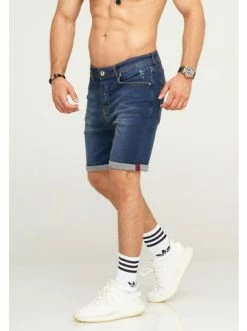 Coupon 👍 Hosen Behype 👖 Jeans-Shorts MALAY In Dark Blue Günstig Kaufen ⌛