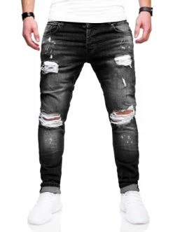 Bestpreis 🧨 Behype 👖 Jeans SLY In Schwarz Günstig Kaufen 💯 -Behype Verkäufe behype jeans sly in schwarz 3