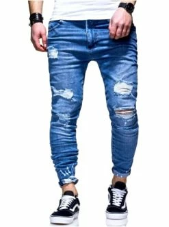 Großhandel ⭐ Behype 👖 Jeanshose Dino In Blau Günstig Kaufen 👍 -Behype Verkäufe behype jeanshose dino in blau 3