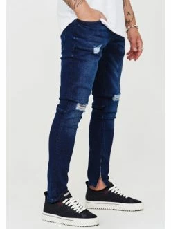 Bester Verkauf ⌛ Behype 👖 Jeanshose SPIKE In Dunkelblau Günstig Kaufen 👍 -Behype Verkäufe behype jeanshose spike in dunkelblau 2