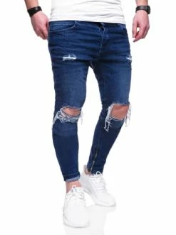 Bester Verkauf ⌛ Behype 👖 Jeanshose SPIKE In Dunkelblau Günstig Kaufen 👍 -Behype Verkäufe behype jeanshose spike in dunkelblau 5