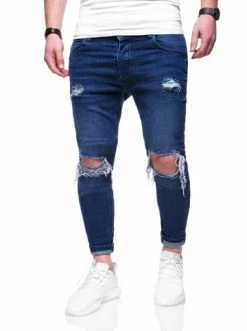 Bester Verkauf ⌛ Behype 👖 Jeanshose SPIKE In Dunkelblau Günstig Kaufen 👍 -Behype Verkäufe behype jeanshose spike in dunkelblau 6