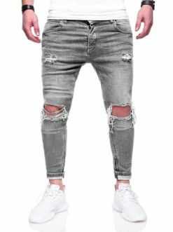 Beste Bewertungen von 🛒 Behype 👖 Jeanshose SPIKE In Grau Günstig Kaufen 🌟 -Behype Verkäufe behype jeanshose spike in grau 3