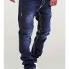 Aktion 🛒 Behype 👖 Jeanshose Stitch In Dunkelblau Günstig Kaufen ⌛