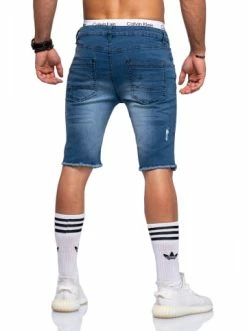 Bestes Angebot 🔥 Hosen Behype 👖 Jeansshorts AXEL In Blau Günstig Kaufen 🔥 -Behype Verkäufe behype jeansshorts axel in blau 1
