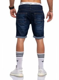 Bestes Angebot 💯 Hosen Behype 👖 Jeansshorts TILL In Dunkelblau Günstig Kaufen 👍 -Behype Verkäufe behype jeansshorts till in dunkelblau 2