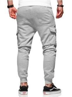 Blitzangebot 😉 Hosen Behype Jogginghose Combat In Grau Günstig Kaufen 🌟 -Behype Verkäufe behype jogginghose combat in grau 2