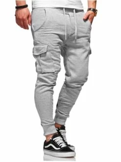 Blitzangebot 😉 Hosen Behype Jogginghose Combat In Grau Günstig Kaufen 🌟