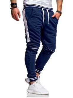 Billig 👍 Hosen Behype Jogginghose - MP1317 In Navy-Weiß Günstig Kaufen 💯