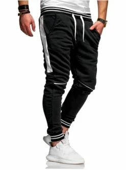 Großhandel 🧨 Hosen Behype Jogginghose - MP1317 In Schwarz-Weiß Günstig Kaufen 😀