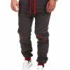 Top 10 👍 Hosen Behype Jogginghose STRIPE In Dunkelgrau Günstig Kaufen 🌟