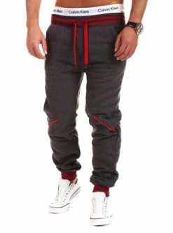 Top 10 👍 Hosen Behype Jogginghose STRIPE In Dunkelgrau Günstig Kaufen 🌟