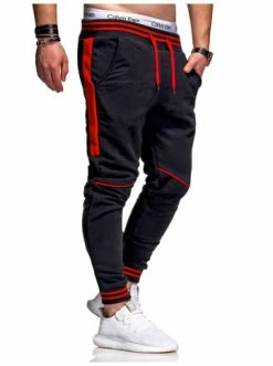 Aktion 🎉 Hosen Behype Jogginghose SYDER In Schwarz-rot Günstig Kaufen 🌟