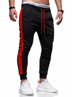 Angebote 🛒 Hosen Behype Jogginghose TRACK In Schwarz-rot Günstig Kaufen ⌛