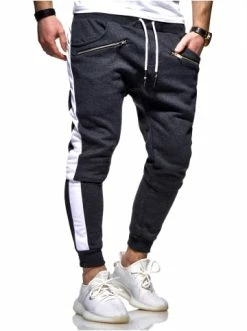 Billig 😉 Hosen Behype Jogginghose TRACK-ZIP In Dunkelgrau Günstig Kaufen 🧨
