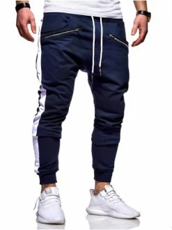 Top 10 😍 Hosen Behype Jogginghose TRACK-ZIP In Navy Günstig Kaufen 🎁