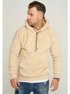 Top 10 🥰 Sweatshirts & Sweatjacken Behype Kapuzenpullover - BHCAEN TEDDY In Beige Günstig Kaufen 🛒