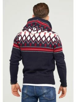 Billig ✔️ Pullover & Cardigans Behype Kapuzenpullover BHCHRIS In Navy Günstig Kaufen ❤️ -Behype Verkäufe behype kapuzenpullover bhchris in navy 3