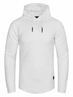 Am billigsten 🧨 Sweat & Fleece Behype Kapuzenpullover - BHHORNELL In Weiß Günstig Kaufen 👏 -Behype Verkäufe behype kapuzenpullover bhhornell in weiss 2