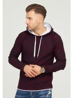 Auslauf 🎉 Sweat & Fleece Behype Kapuzensweatshirt NATHANAEL In Bordeaux Günstig Kaufen 🛒 -Behype Verkäufe behype kapuzensweatshirt nathanael in bordeaux 2
