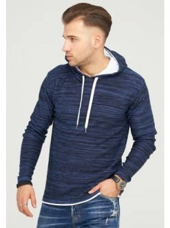 Bester Verkauf 🎉 Sweat & Fleece Behype Kapuzensweatshirt NATHANAEL In Indigo Günstig Kaufen 🛒 -Behype Verkäufe behype kapuzensweatshirt nathanael in indigo 2