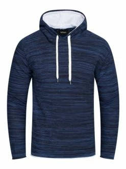 Bester Verkauf 🎉 Sweat & Fleece Behype Kapuzensweatshirt NATHANAEL In Indigo Günstig Kaufen 🛒