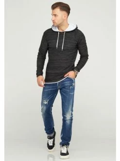 Top 10 🛒 Sweat & Fleece Behype Kapuzensweatshirt NATHANAEL In Schwarz Günstig Kaufen 🎉 -Behype Verkäufe behype kapuzensweatshirt nathanael in schwarz 3