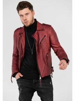 Schlussverkauf 🎉 Jacken & Mäntel Behype Kunstlederjacke FADELY In Weinrot Günstig Kaufen ⌛