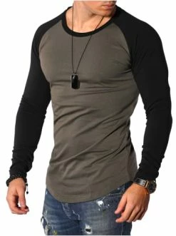 Beste Bewertungen von 💯 Shirts & Longsleeves Behype Langarmshirt RIO L/S In Khaki Günstig Kaufen 🌟