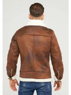 Bestes Angebot 💯 Jacken & Mäntel Behype Lederimitatjacke MJNOHAR In Braun Günstig Kaufen 😍 -Behype Verkäufe behype lederimitatjacke mjnohar in braun 3