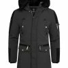 Schlussverkauf 🎉 Jacken & Mäntel Behype Parka FADE-2 In Schwarz Günstig Kaufen 🛒