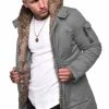 Bester Verkauf 🛒 Jacken & Mäntel Behype Parka GK-1 In Grau Günstig Kaufen 🤩