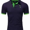 Bestes Angebot 😍 Shirts & Longsleeves Behype Poloshirt EDIN In Navy-Green Günstig Kaufen 👍