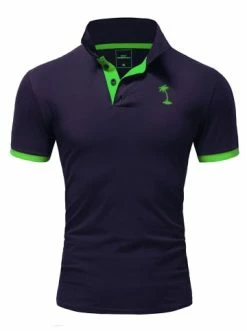 Bestes Angebot 😍 Shirts & Longsleeves Behype Poloshirt EDIN In Navy-Green Günstig Kaufen 👍